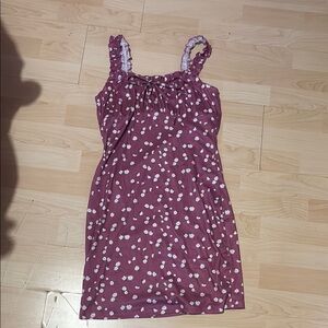 Floral Pink Sleeveless Dress